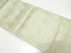 アンティーク　菱模様織り出し袋帯（材料）